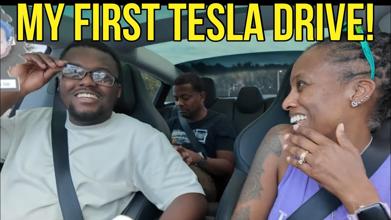 🫣NEVER let Mom drive the 🚗Tesla! 