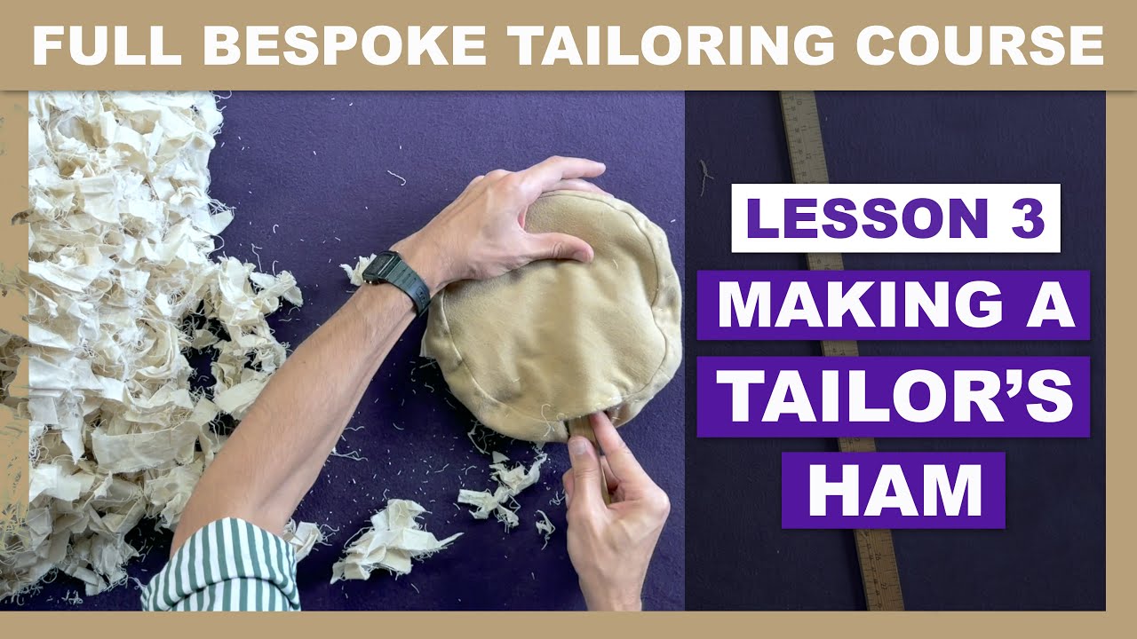 L3: How to Make a Tailor's Ham | Online Coat Making Course