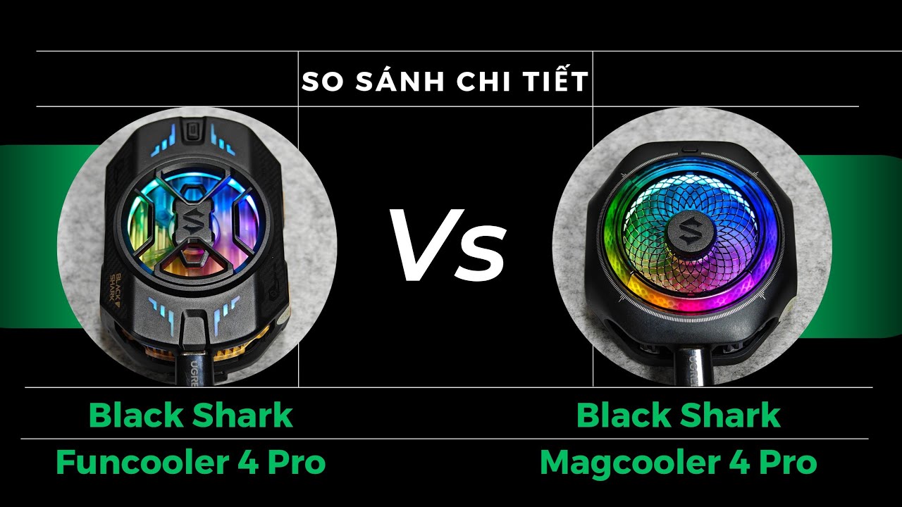 Black Shark Funcooler 4 Pro Vs Black Shark Magnetic Cooler 4 Pro