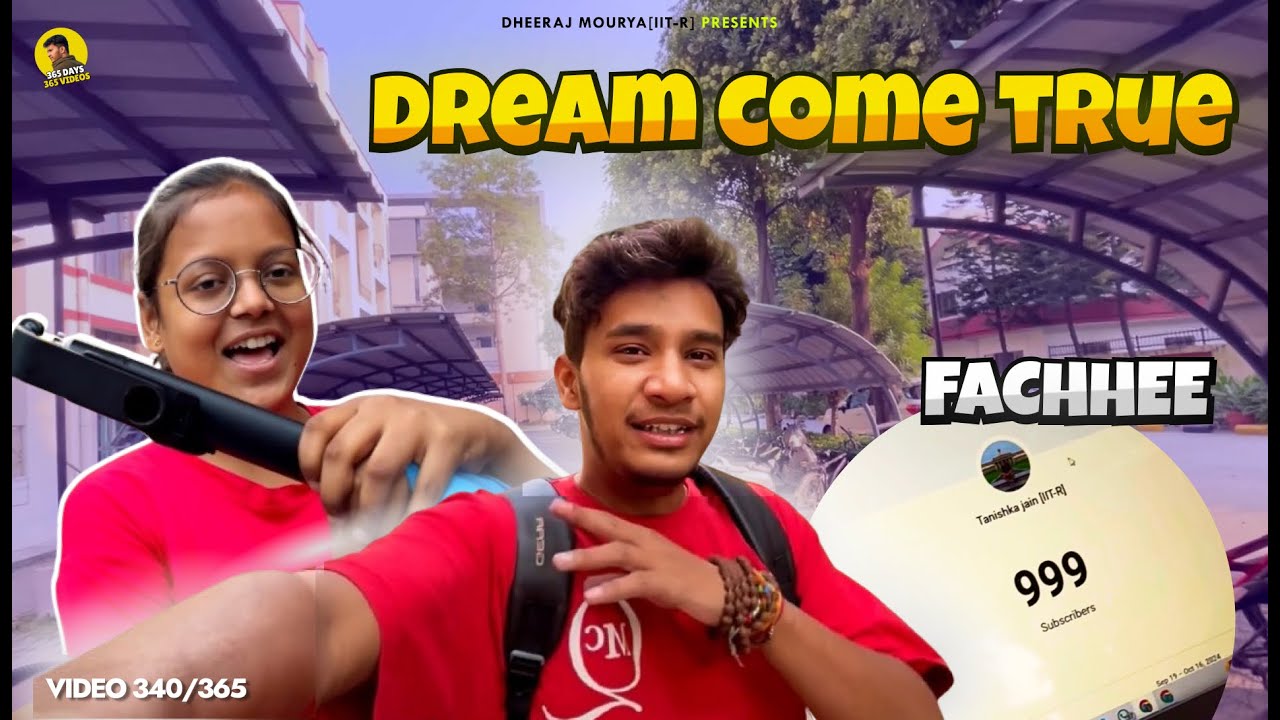 Dream Comes True | Congratulations Fresher🥳| IIT Roorkee  | VLOG 340/365