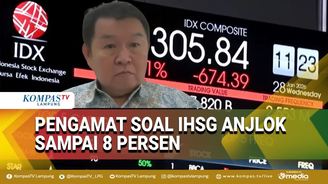 IHSG Terperosok 8% Usai Dihentak MSCI, Ini Kata Pengamat Pasar Modal