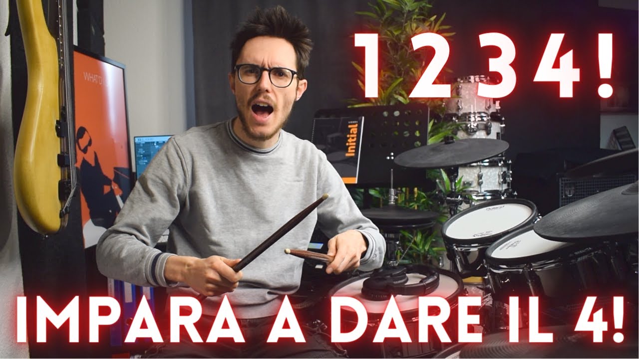 Sei un batterista? Impara a dare il tempo!