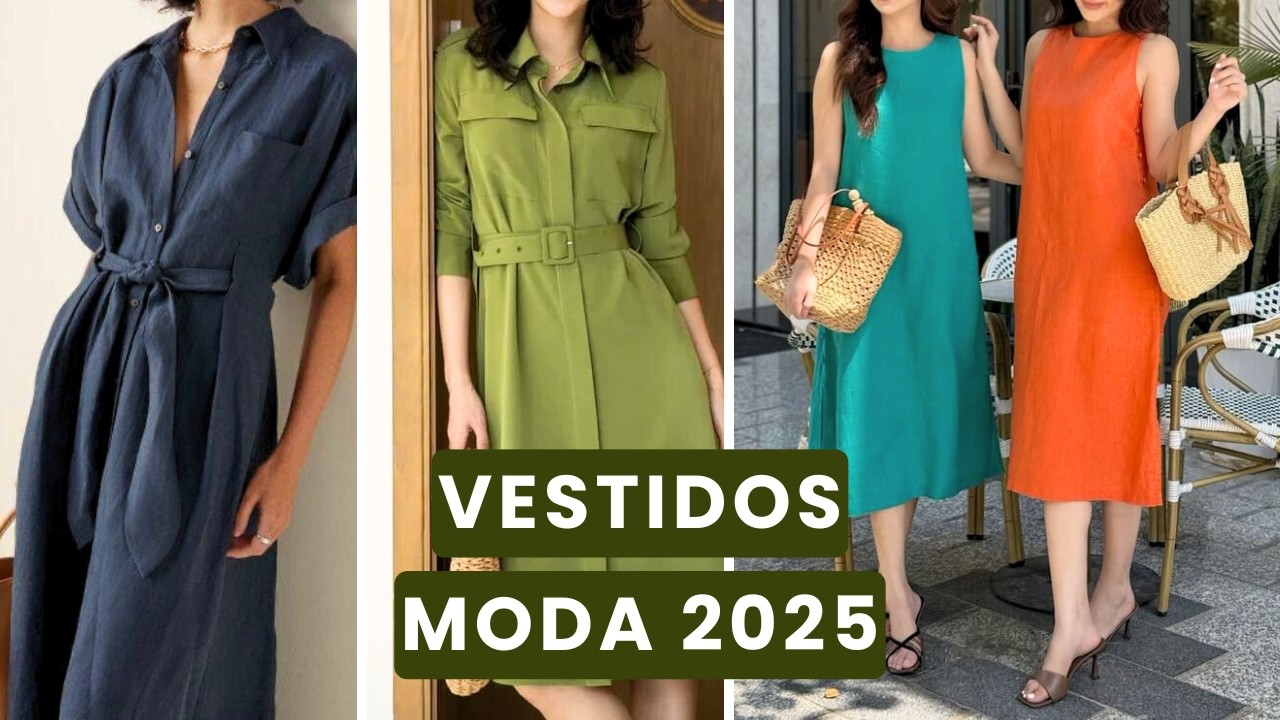 LINDOS VESTIDOS para SENHORAS DE 50, 60, 70, 80 anos - MODA 2025