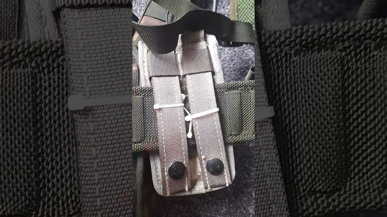 MOLLE  pouch on PLCE webbing