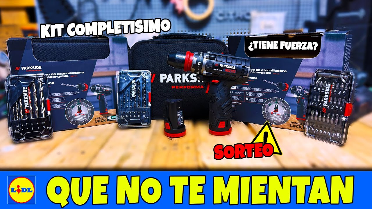 🚨 NO COMPRES el ATORNILLADOR TALADRADOR 12v PARKSIDE PERFORMANCE Hasta Ver Este Video ¿vale la pena?