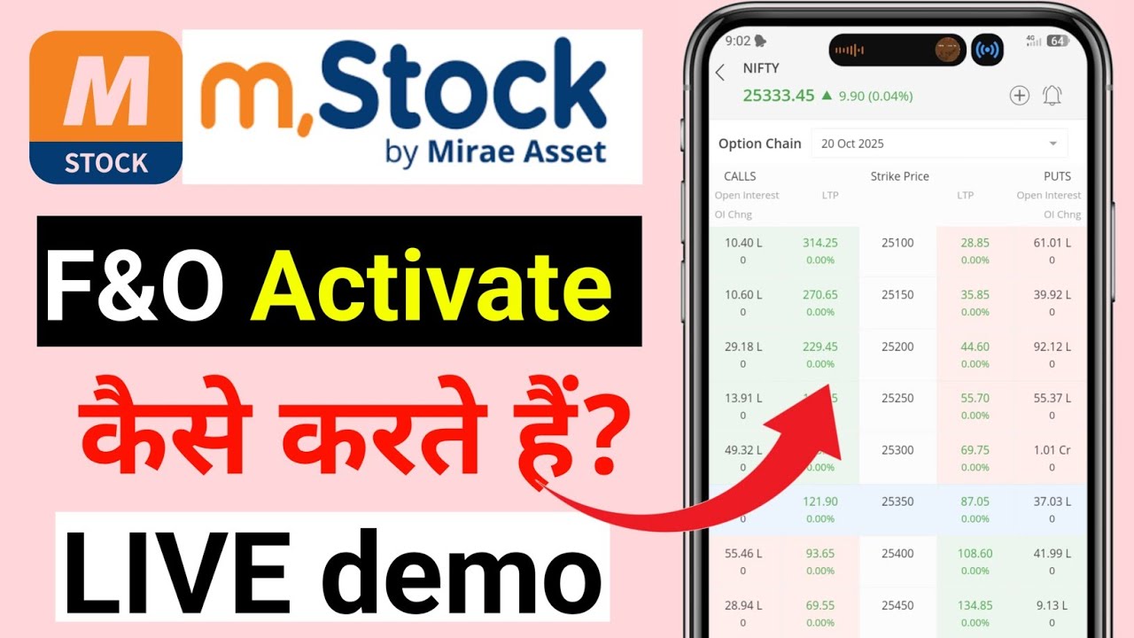 mstock me f&o kaise activate kare | mstock me future and option kaise activate kare