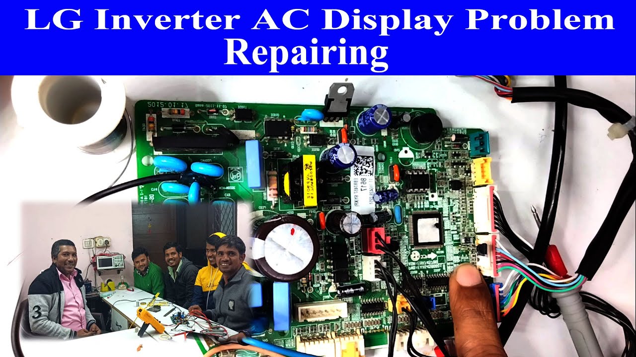 Lg inverter indoor PCB No display