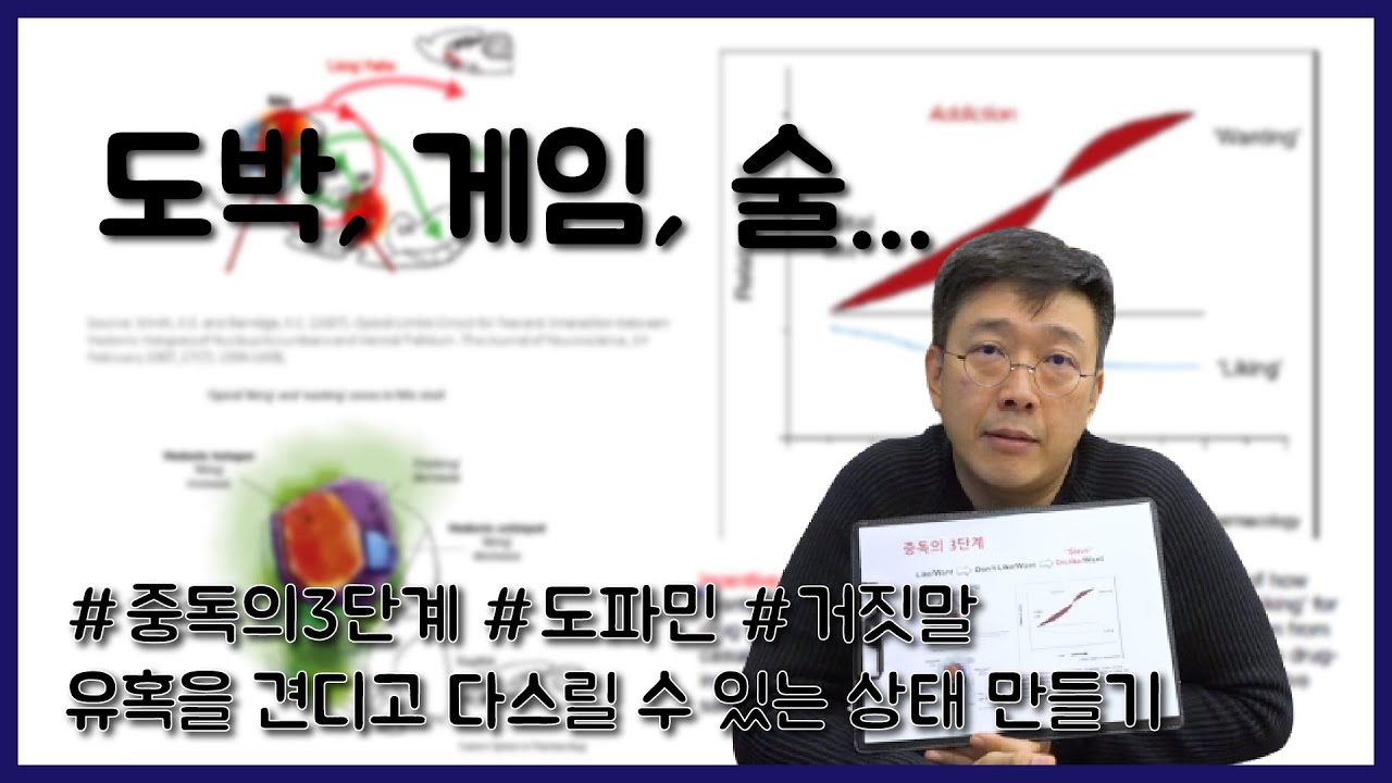 뇌과학적 관점에서 본 중독의 3단계 - 도박, 게임, 알콜 3 Stages of Addiction in Brain-Science Perspective