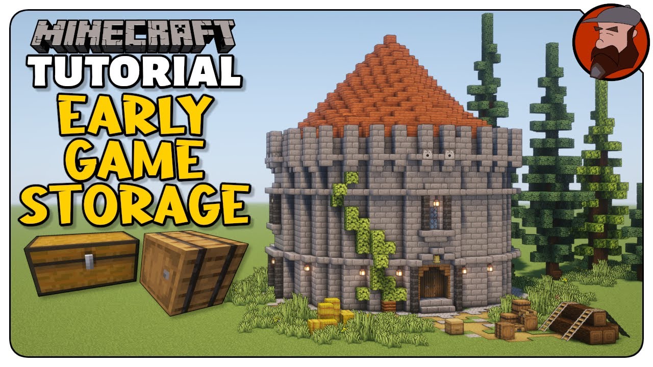 Cozy Storage Room in Minecraft - Tutorial - Easy