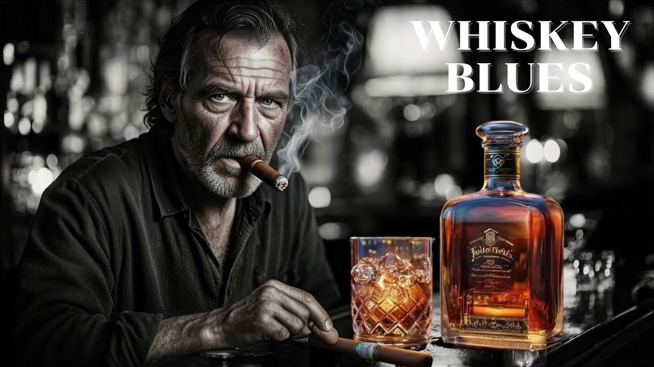 Smoky Whiskey Blues Guitar 🎸 Evening Chill Blues to Ease the Mind & Heal the Soul.
