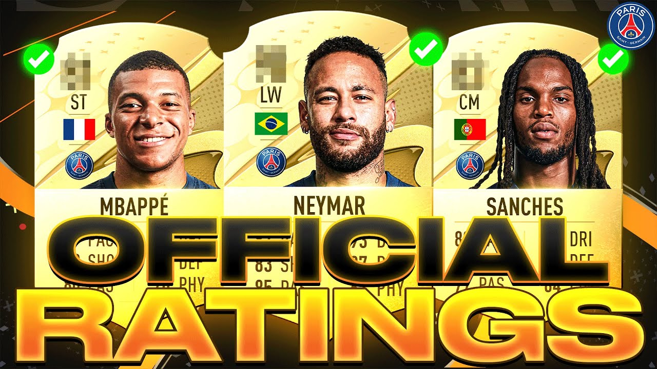 OFFICIAL PSG IN FIFA 23✅🤩| Fut 23 Player Ratings🔥