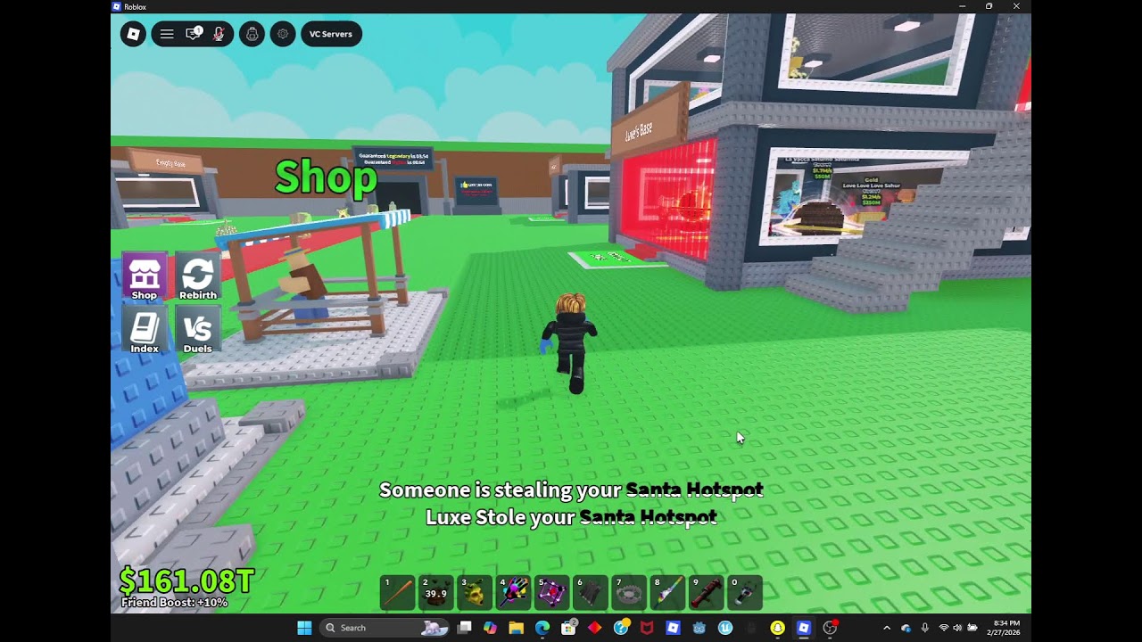 Playing steal a brainrot duels