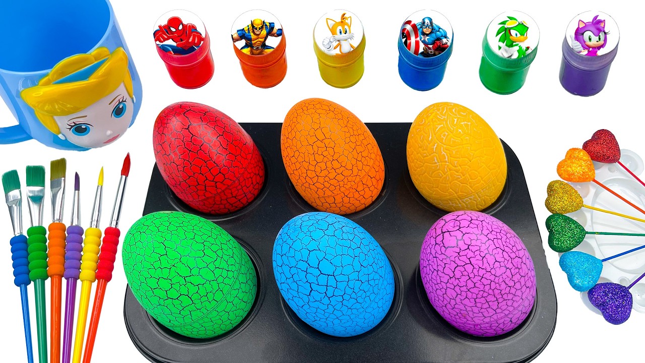 Satisfying Video | Giant Magic Crack Eggs Opening 🌈 Satisfying ASMR