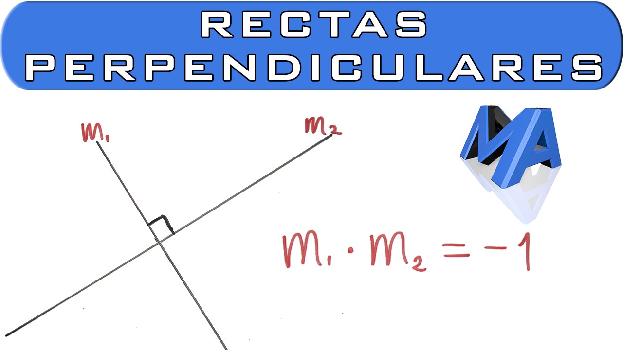Rectas perpendiculares | Ecuación de la recta