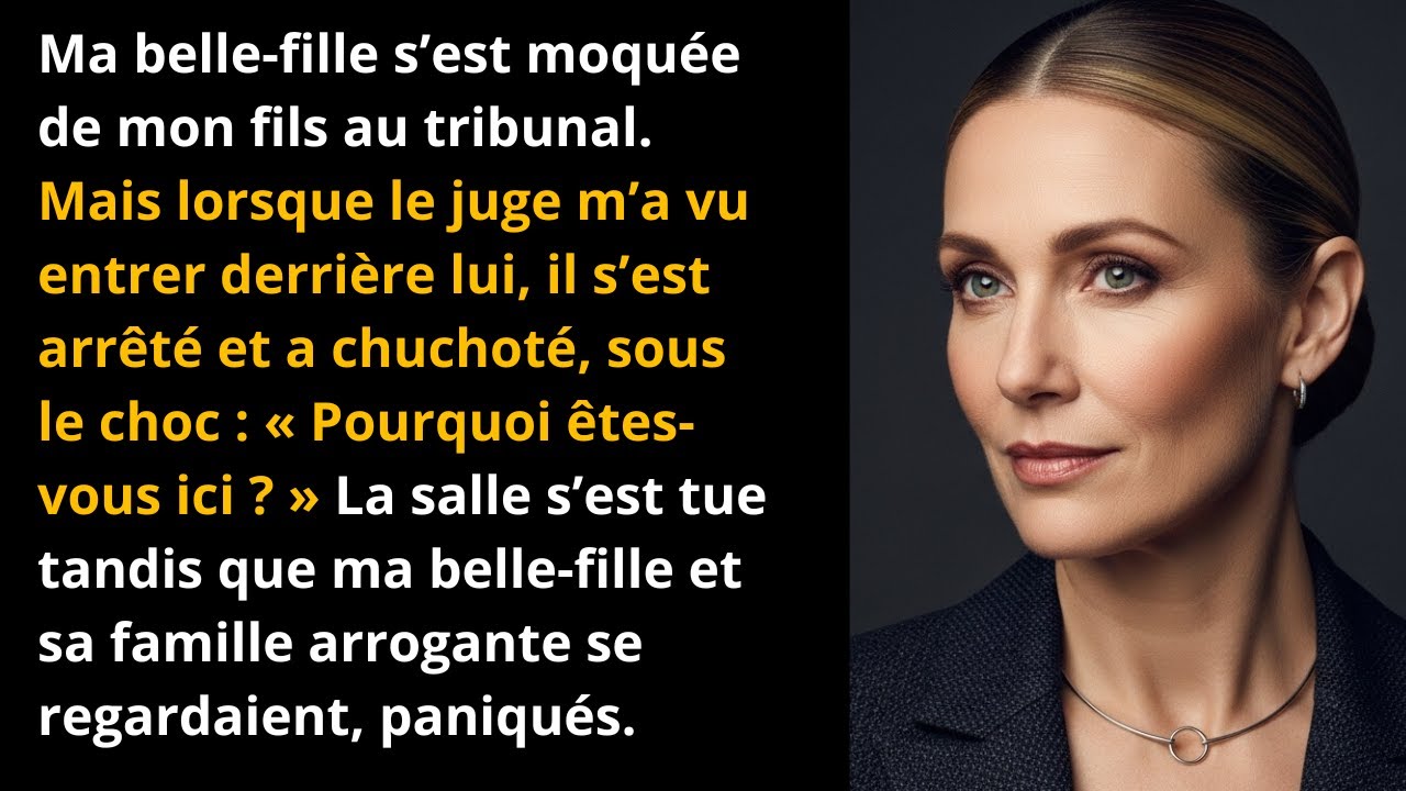 En entrant au tribunal, le juge a été choqué : «Pourquoi êtes-vous ici ?»
