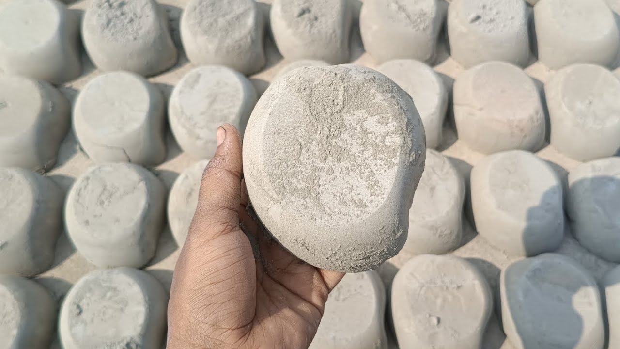 Cement Dirt Dry Crumbling ASMR | Satisfying Cement Breaking Sounds