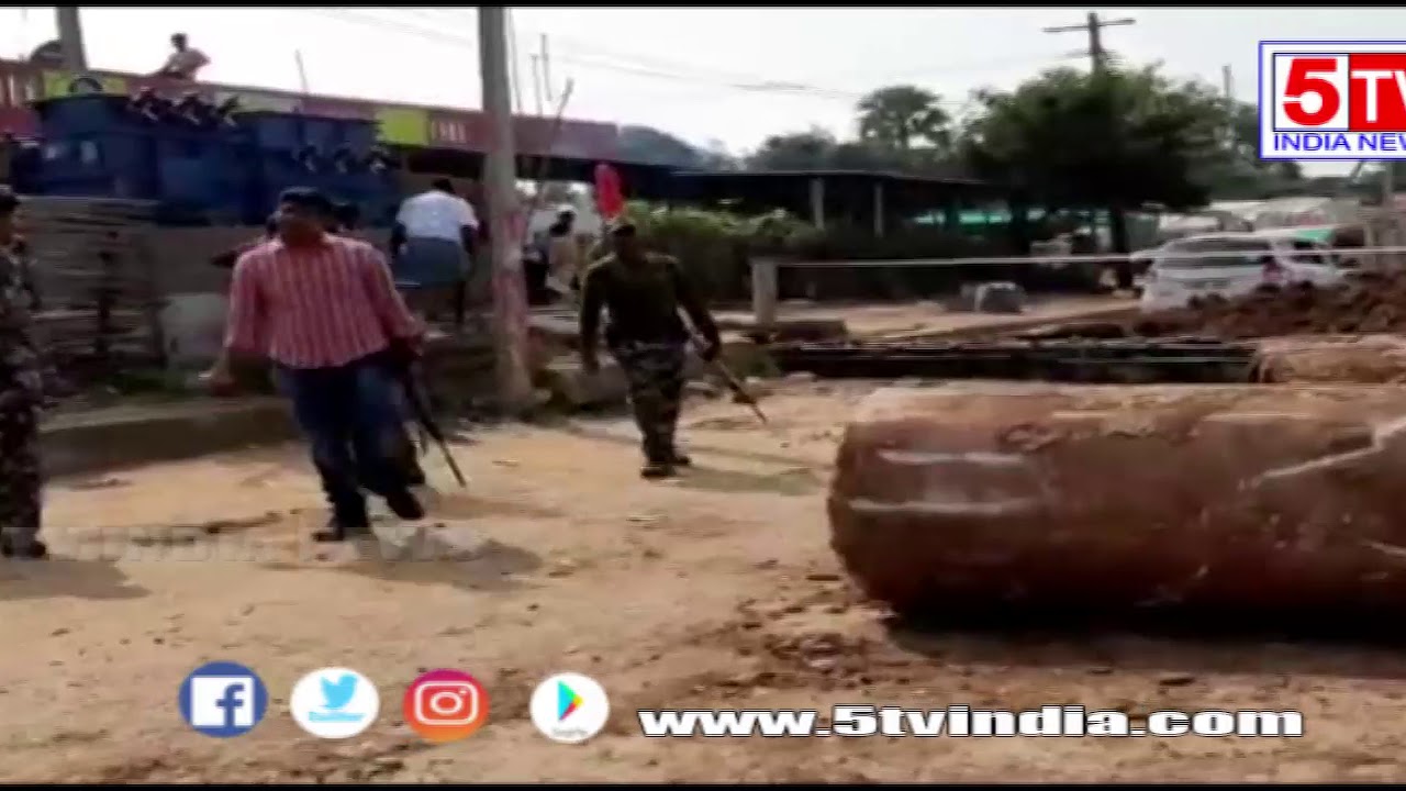 Officers Cutted The Farmers Grass For Festival Of Medaram