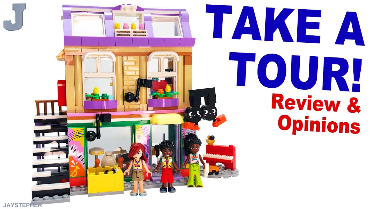LEGO Friends 2025 Sklep muzyczny i mieszkanie 42653 &ndash; rozpakowanie, zwiedzanie i recenzja