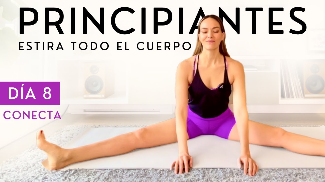 Clase de Yoga para Principiantes 10 Minutos | 5 Posturas de Yoga para Estirar Todo el Cuerpo - Día 8