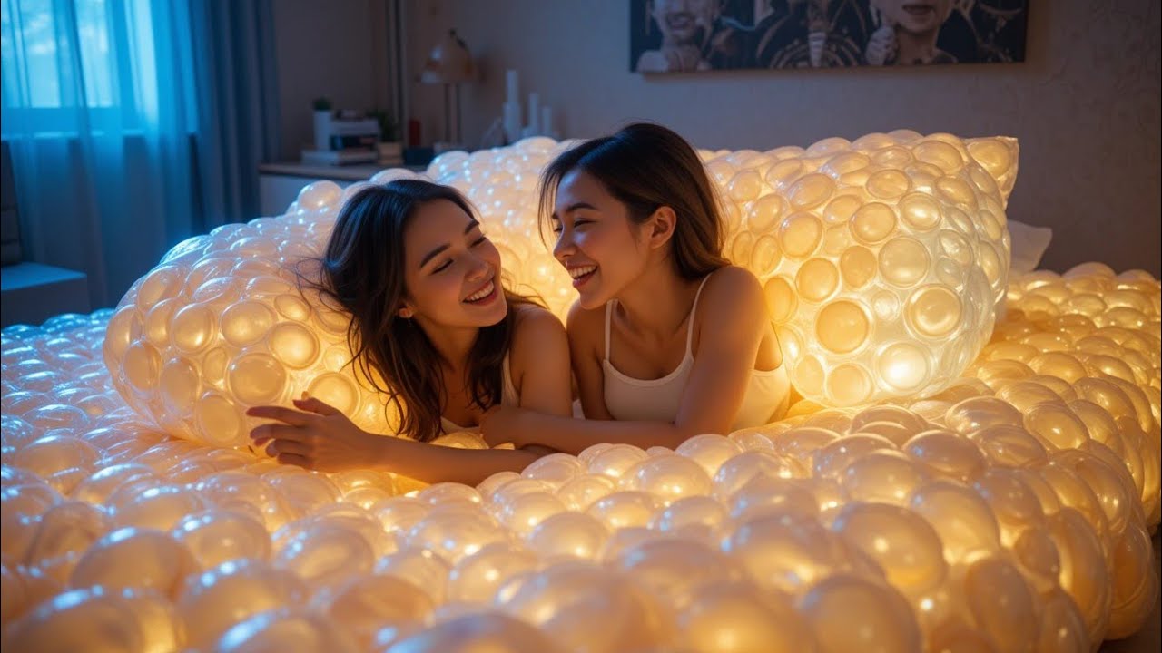 Edible Bedding ASMR 🍊 The Most Relaxing Surreal Sleep Experience 