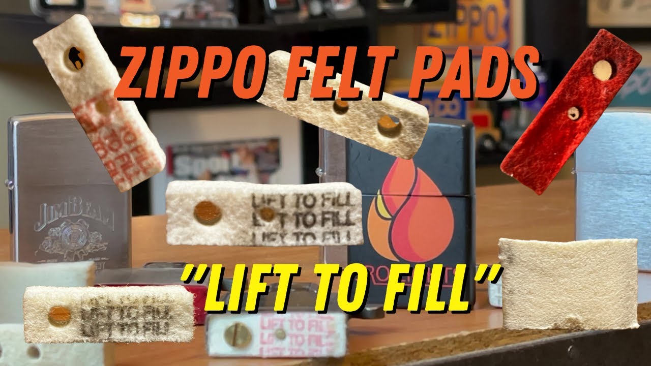 Фетровые прокладки Zippo: почему нужно «поднимать, чтобы заполнить»