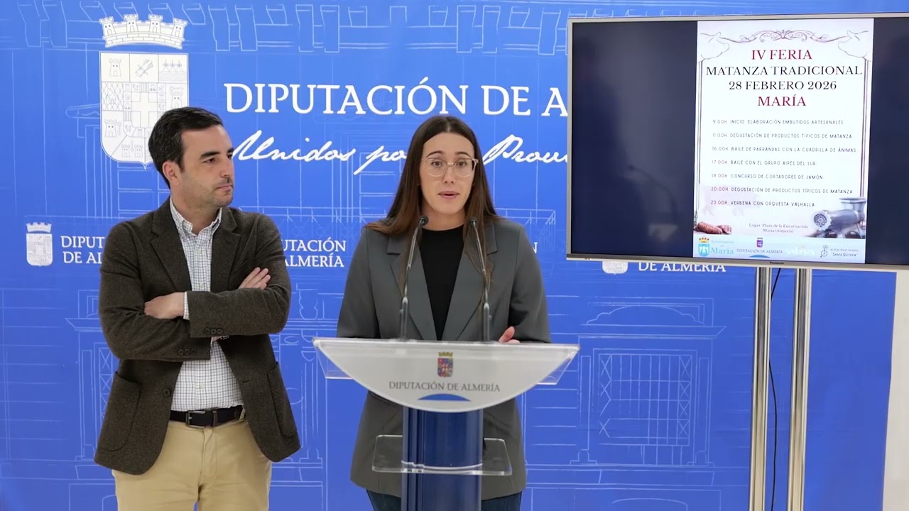 Presentación de la IV Feria de la Matanza Tradicional de María