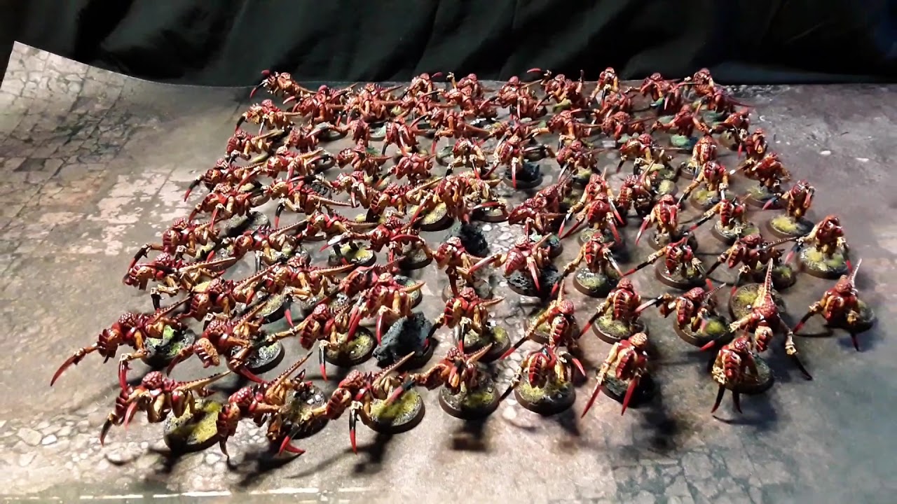 WARHAMMER 40K TYRANID ARMY - Hormagaunts - part 3