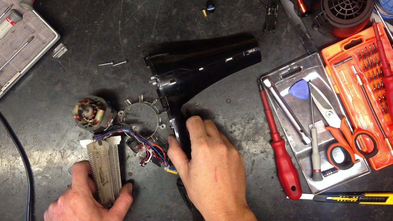 Riparazione asciugacapelli rumoroso