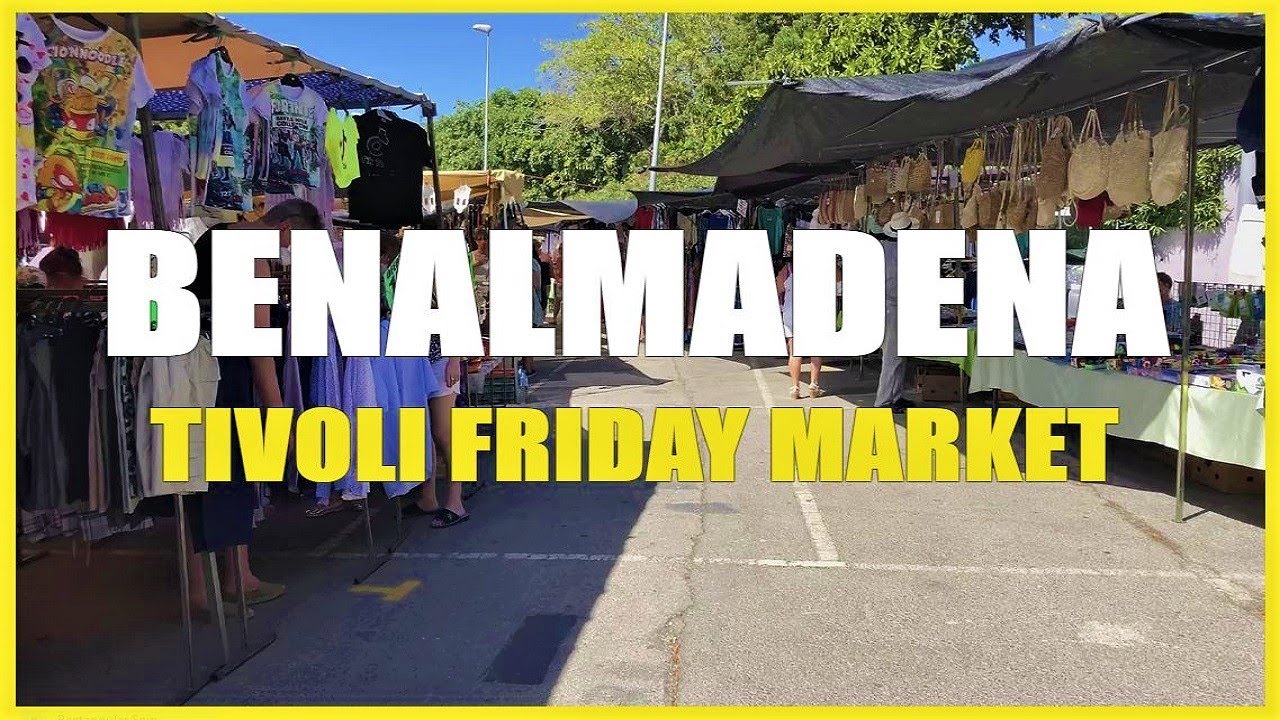 Benalmadena Tivoli Friday Market  Walking Tour  2020, Costa Del Sol, Spain, Spania, スペイン, 西班牙