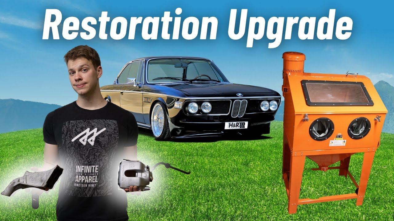 Taking my restorations to the NEXT level/ VEVOR 90 gallon sand blasting cabinet unboxing review