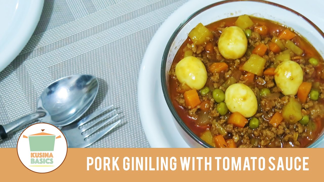 Pork Giniling with Tomato Sauce | The BEST Filipino Recipe