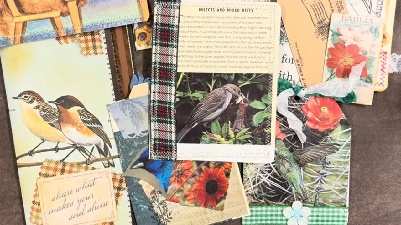 Junk Journal Project Ideas from Big Book pages