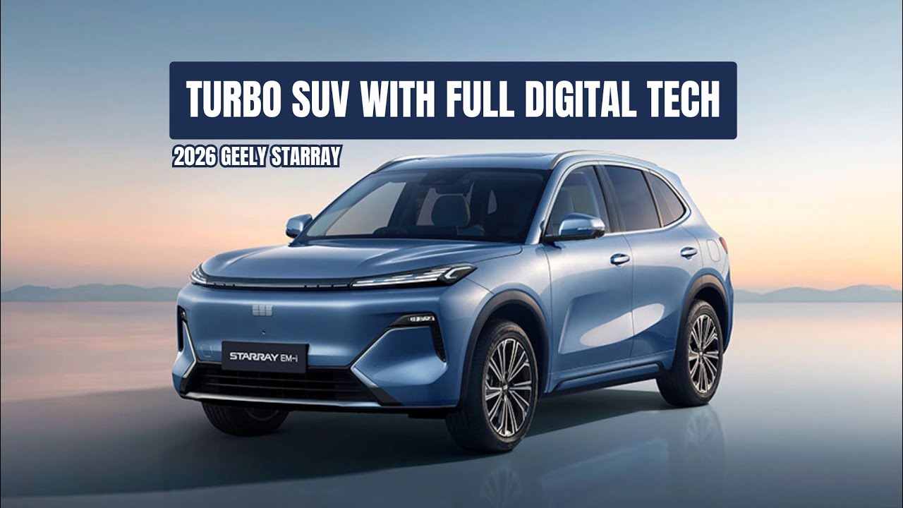 Geely Starray 2026 — спортивный дизайн, турбонаддув и технологичная комплектация салона.