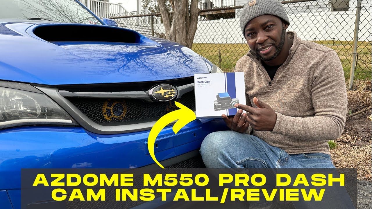 Azdome M550 Pro dash cam Installation (2channel)