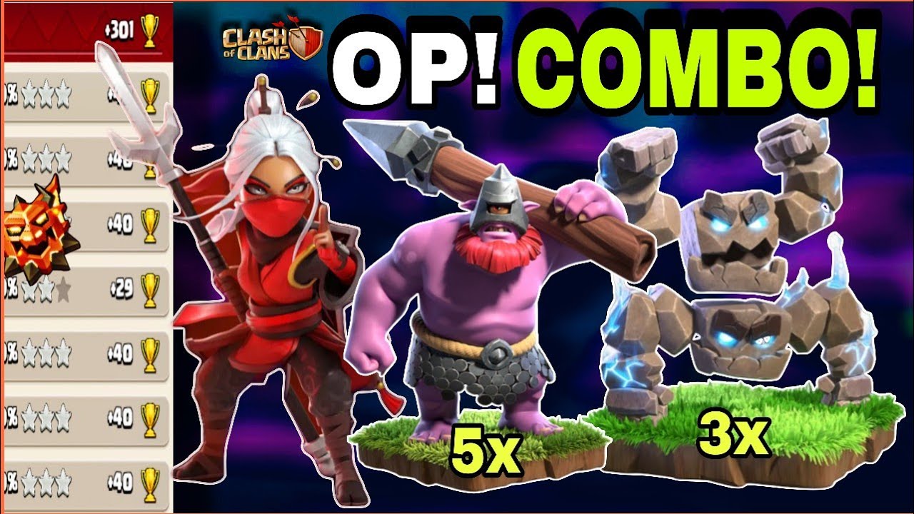 Meteor Golem + THROWERS With RC CHARGE is actually BROKEN! | Clash Of Clans | Army Link 👇