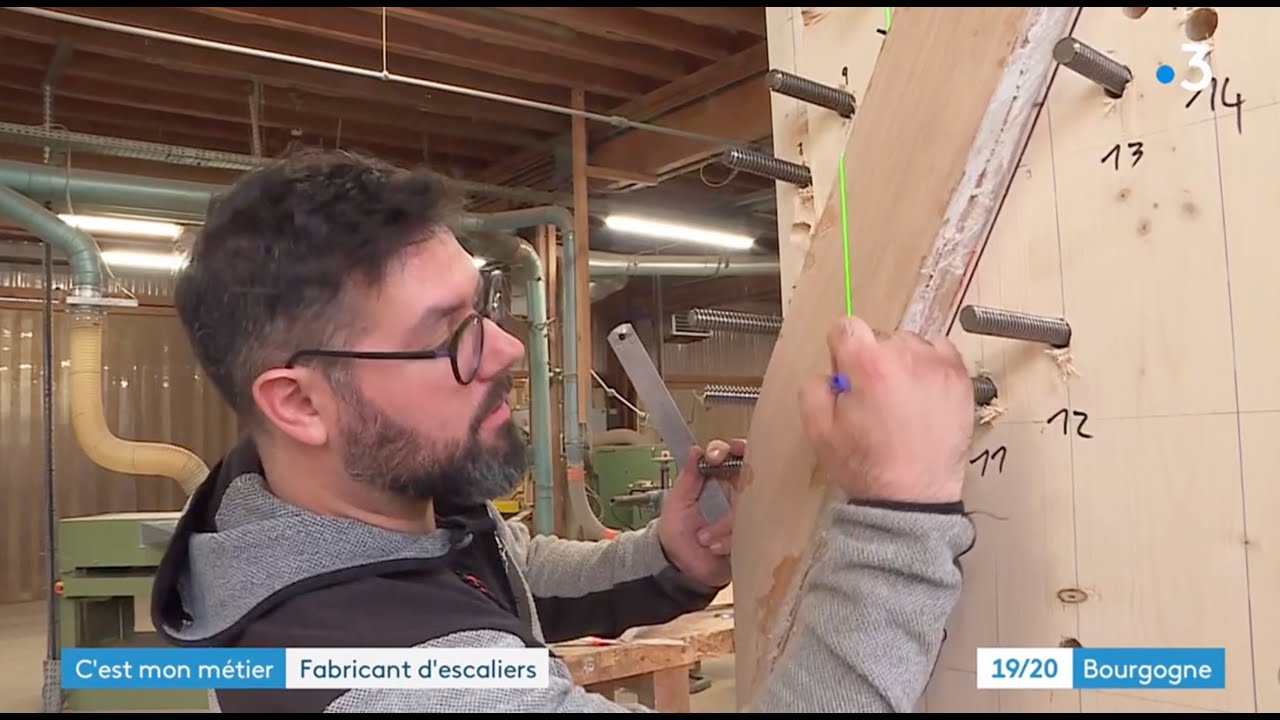 France 3 - C'est mon métier - Fabricant d'escaliers