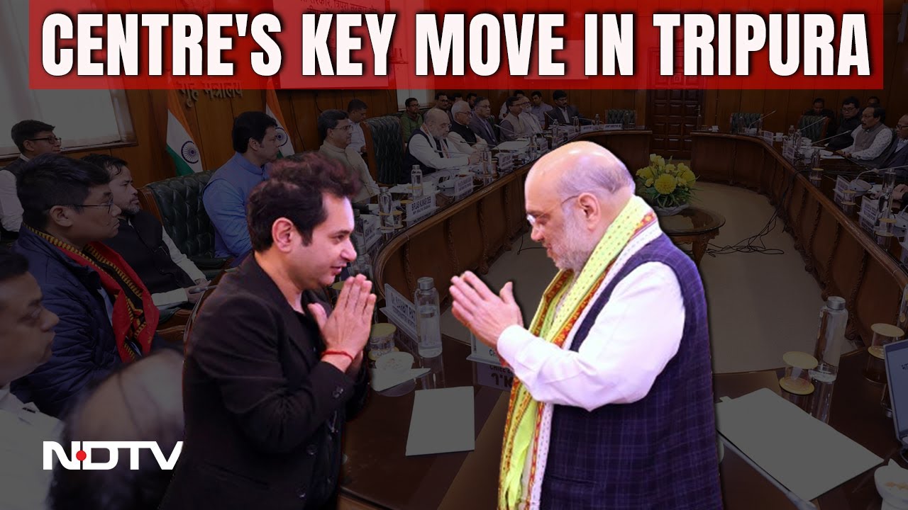 Tipra Motha | Centre Signs Key Pact With Tripura's Tipra Motha, Indigenous Group