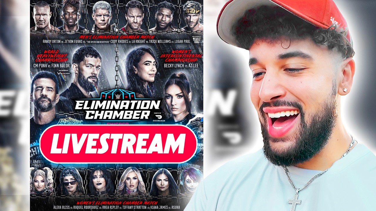 WWE ELIMINATION CHAMBER LIVESTREAM!