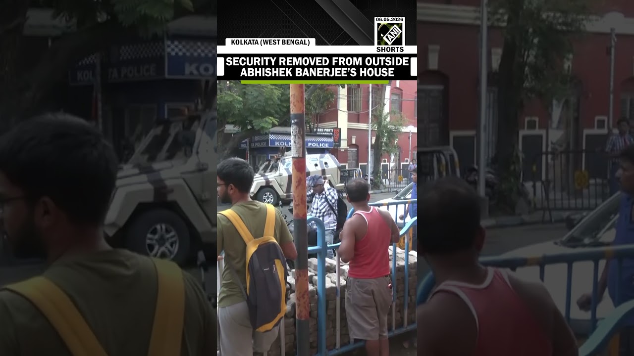 Watch: Security removed from outside TMC leader Abhishek Banerjee's house