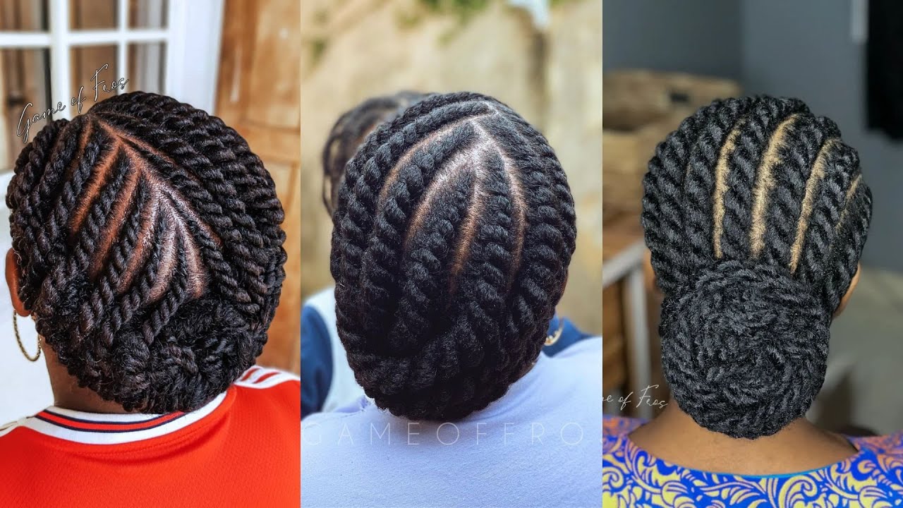 Stunning Flat Twists Protective Natural Hairstyles Compilation