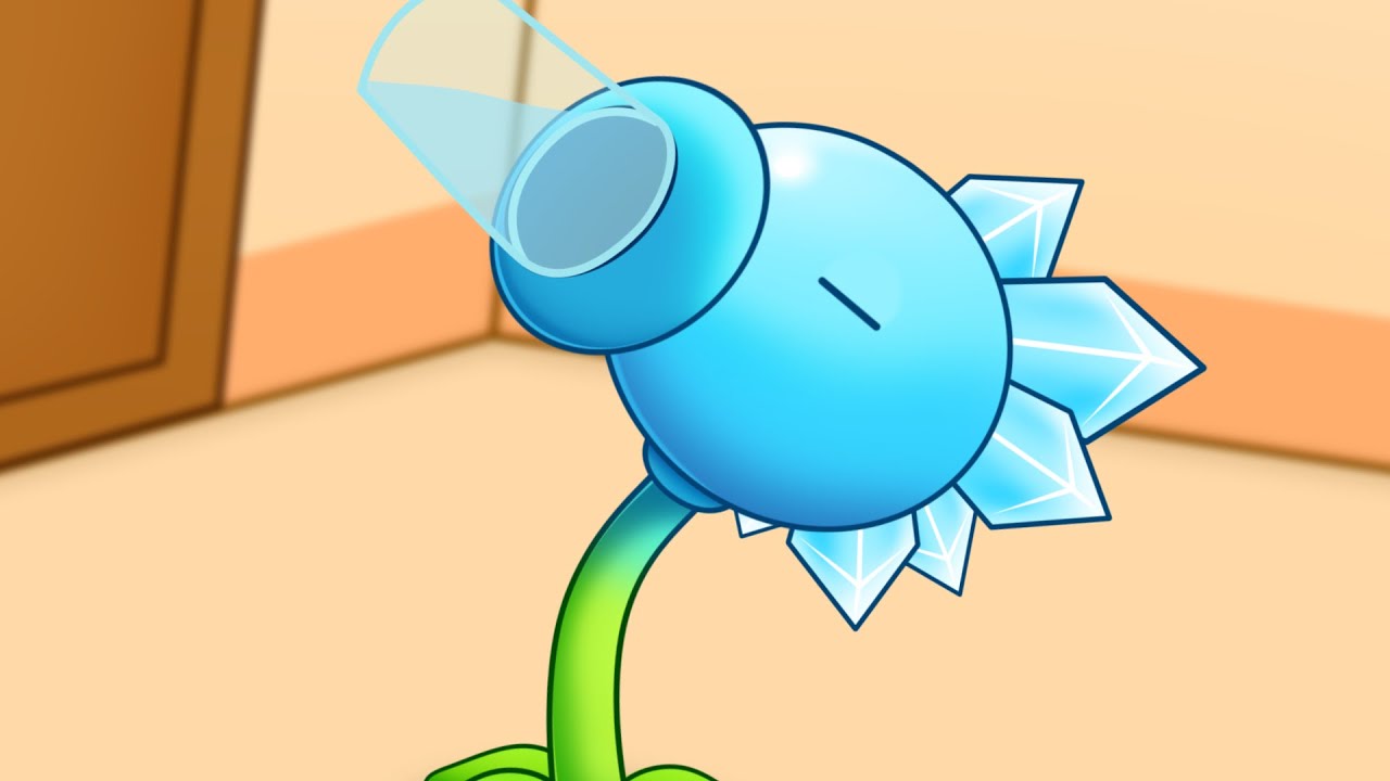 How some PvZ plants would drink water - PART 2
