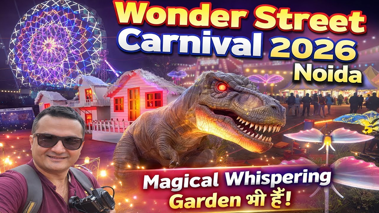 Wonder street carnival noida 2026 / winter mela noida stadium 2026 / winter carnival 2026 noida