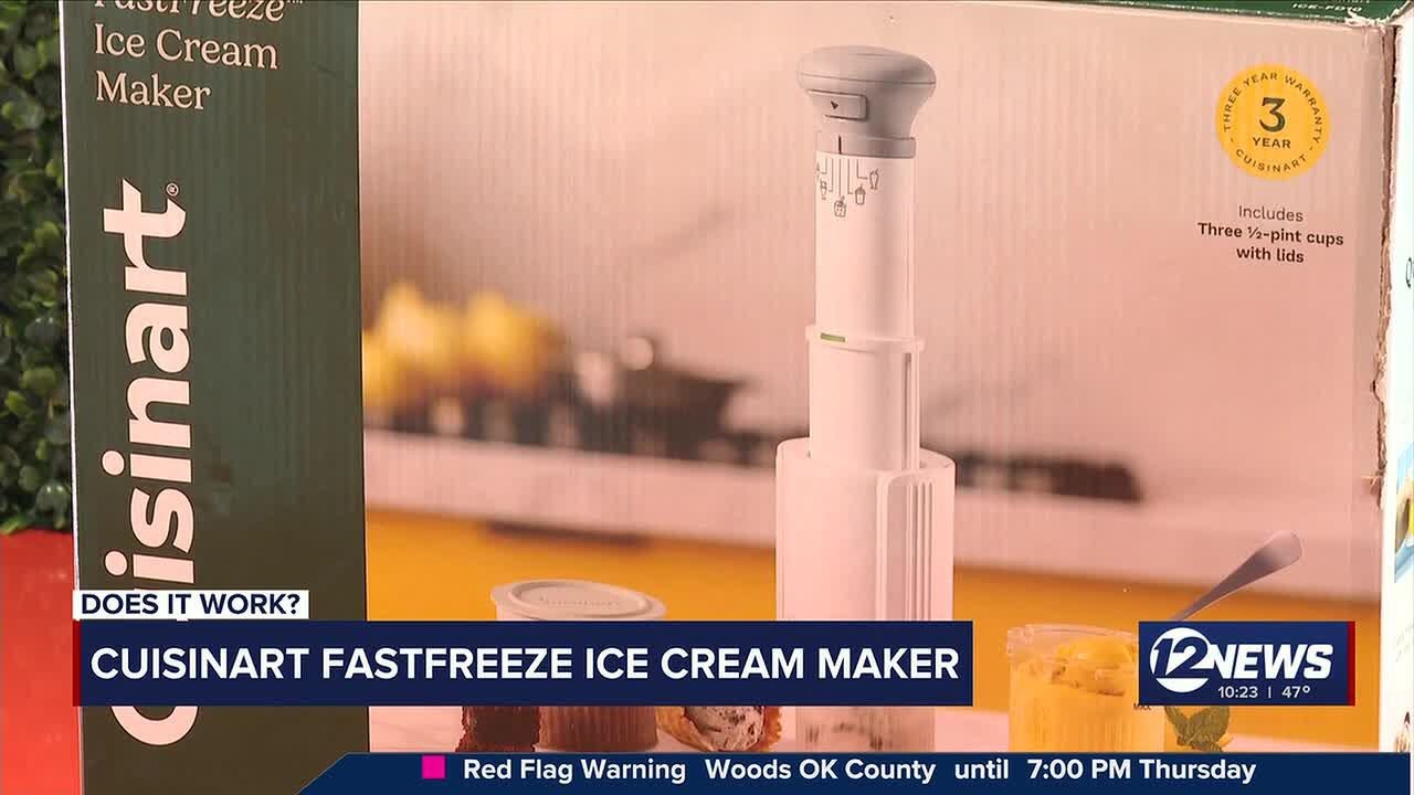 Does it work? Cuisinart Fast Freeze ice cream maker
