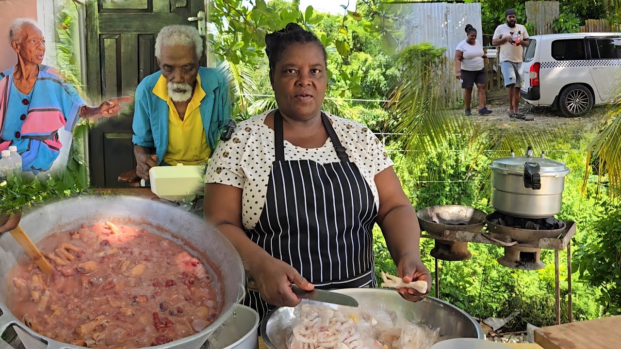 Mouth watering stew peas | couldn't cook an eat by ourselves we had to touch D road to see D elderly