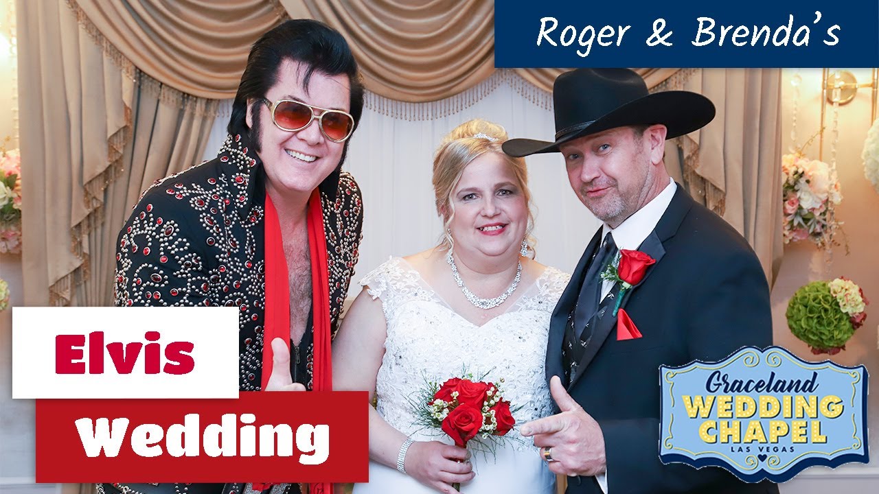 Roger & Brenda's Elvis Wedding Ceremony at Graceland Chapel | Las Vegas