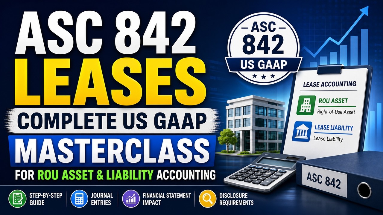 ASC 842 Аренда &mdash; полный мастер-класс по GAAP США для учета активов и обязательств ROU