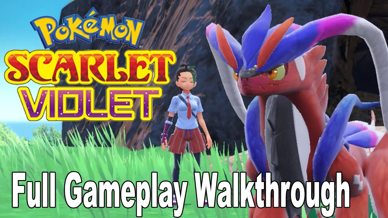 Pokemon Scarlet Violet Full Gameplay Walkthrough [HD 1080P]