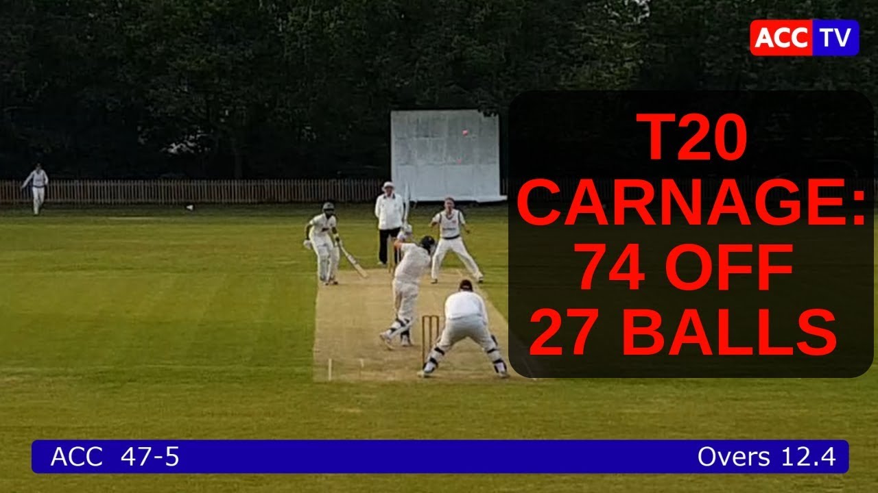 SKIPPER WHACKS 74 OFF 27 BALLS - Appleton v Winnington Park T20