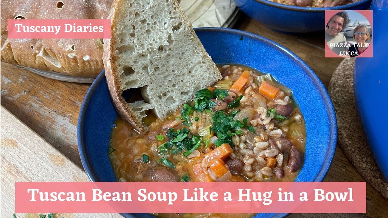 COMFORTING TUSCAN BEANS SOUP - PERFECT RAINY DAY FOOD