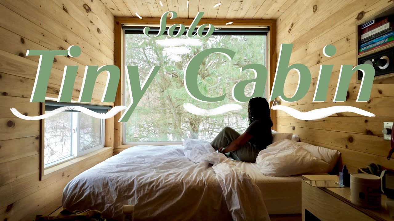SOLO Trip to a TINY CABIN | Postcard Cabins
